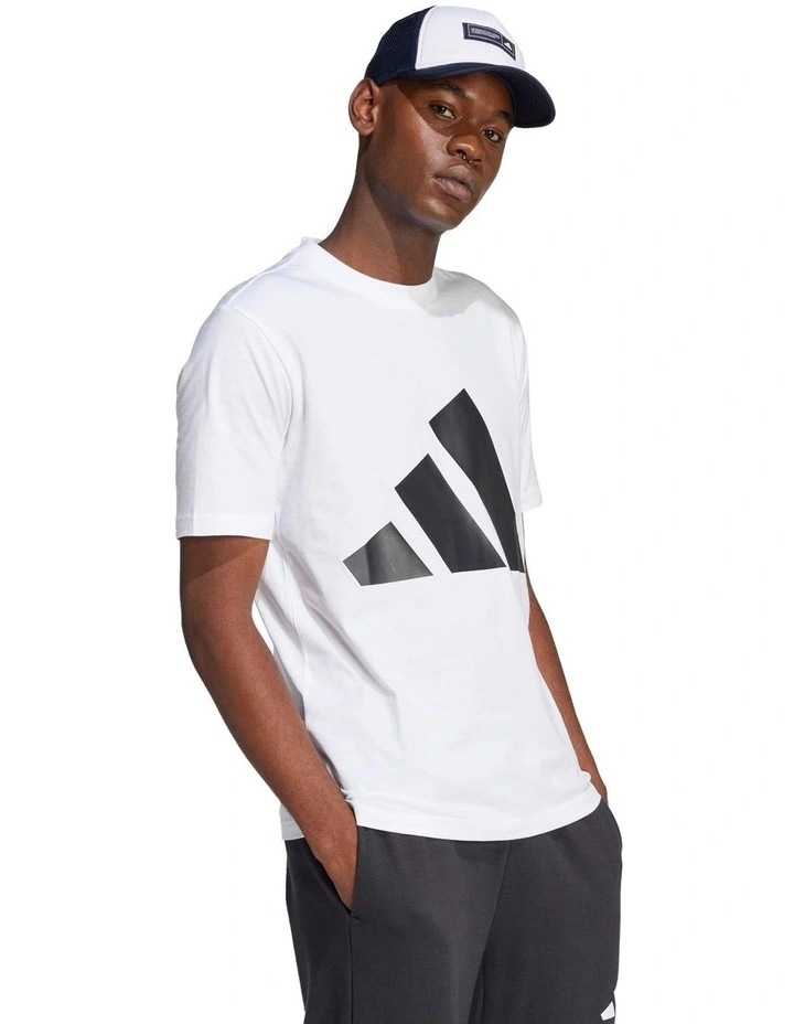 Essentials Big Logo Tee in White image 3