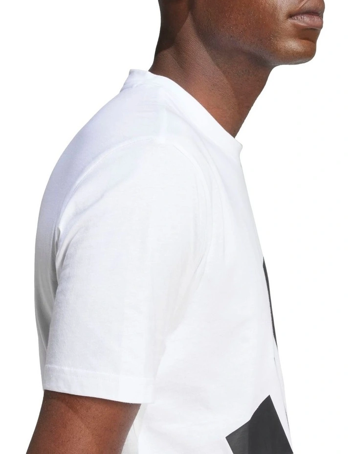 Essentials Big Logo Tee in White image 5