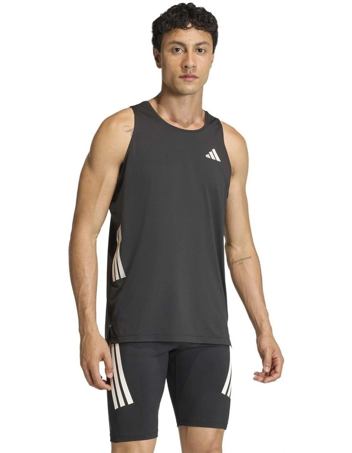 Climacool Running Tank Top in Black image 1