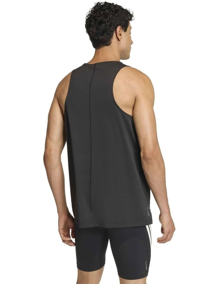 Climacool Running Tank Top in Black image 2