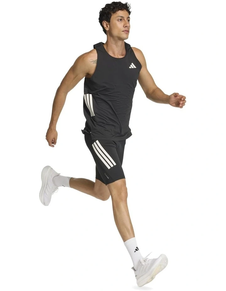 Climacool Running Tank Top in Black image 3