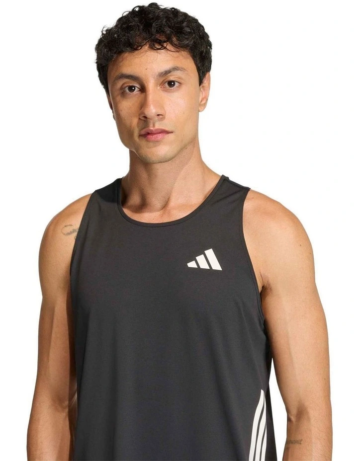 Climacool Running Tank Top in Black image 4