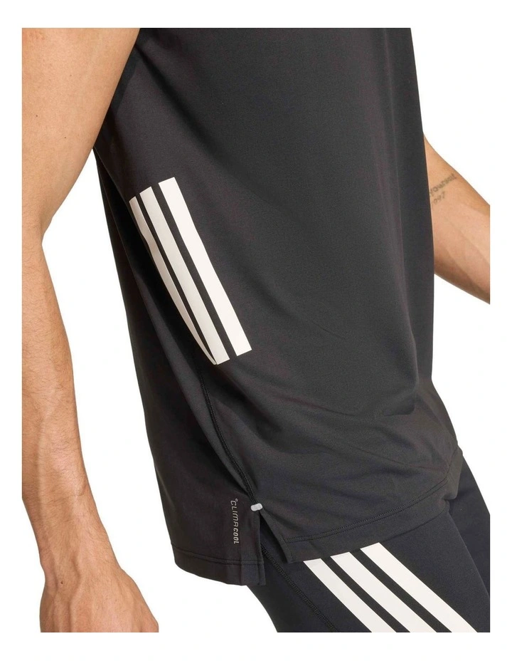 Climacool Running Tank Top in Black image 5