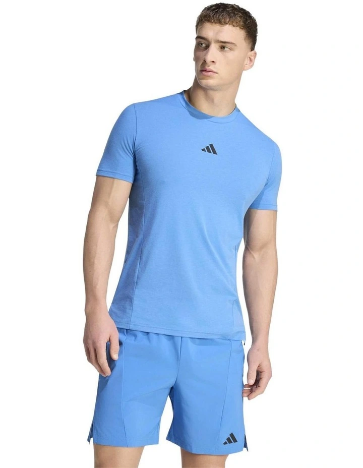 Designed For Training Workout T-shirt in Blue image 1