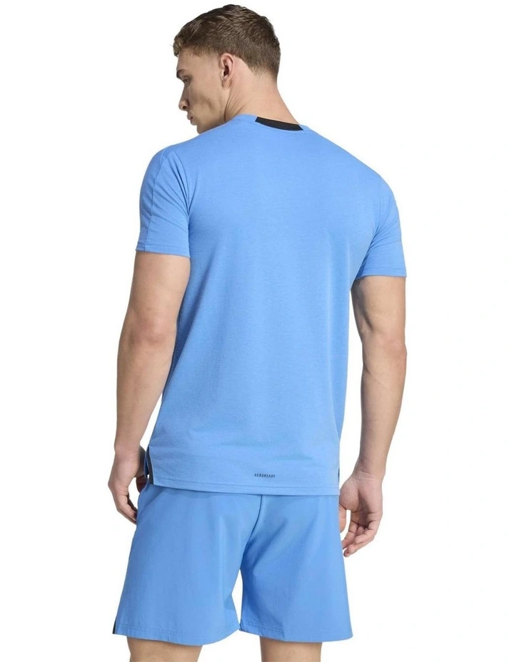 Designed For Training Workout T-shirt in Blue image 2