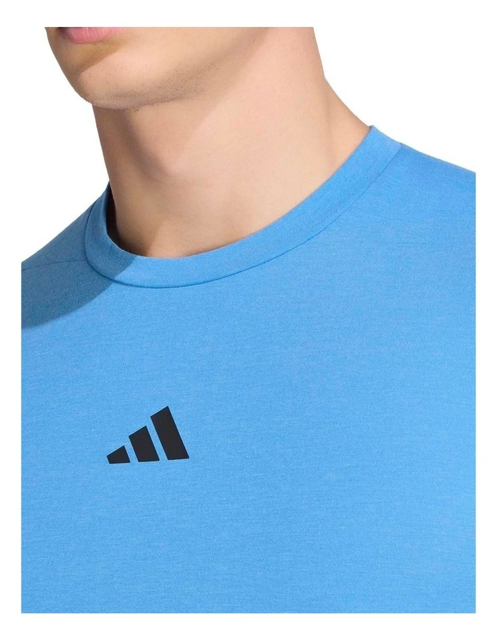 Designed For Training Workout T-shirt in Blue image 3