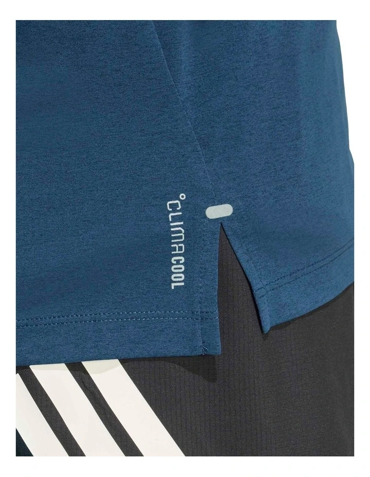 Adi365 Climacool T-shirt in Blue image 4