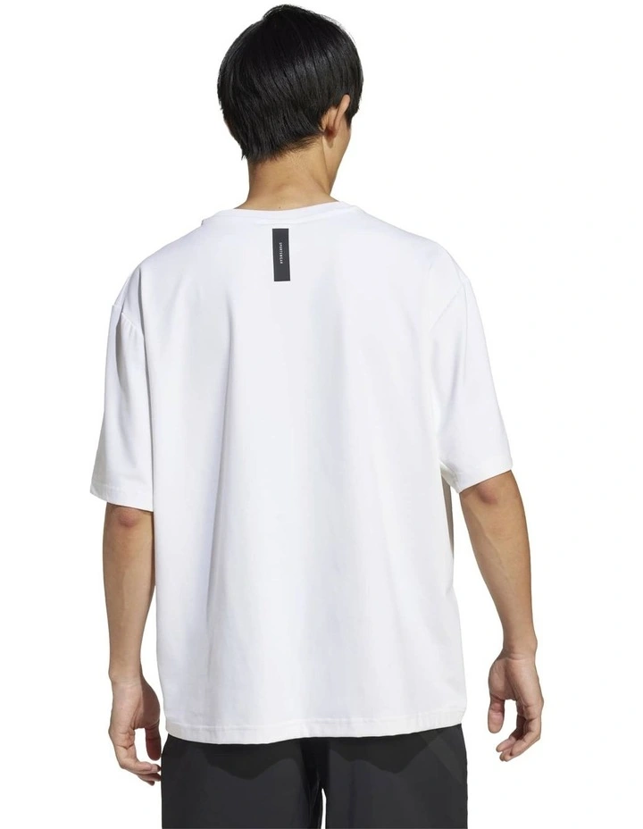 Z.N.E. Loose Fit Tee in White image 2