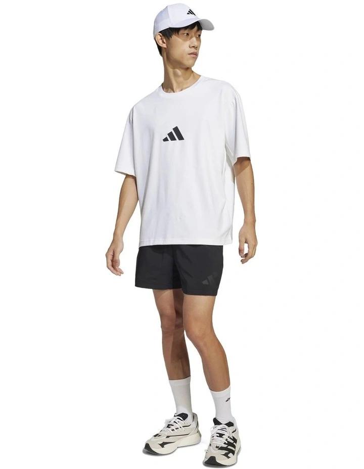 Z.N.E. Loose Fit Tee in White image 4