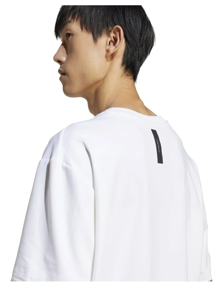 Z.N.E. Loose Fit Tee in White image 5