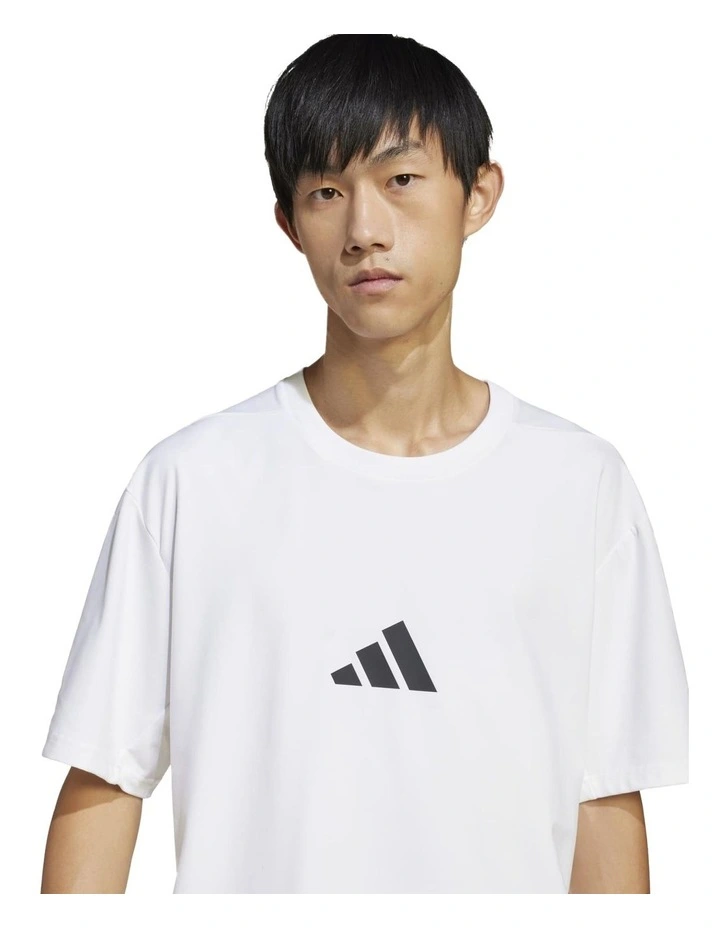 Z.N.E. Loose Fit Tee in White image 6