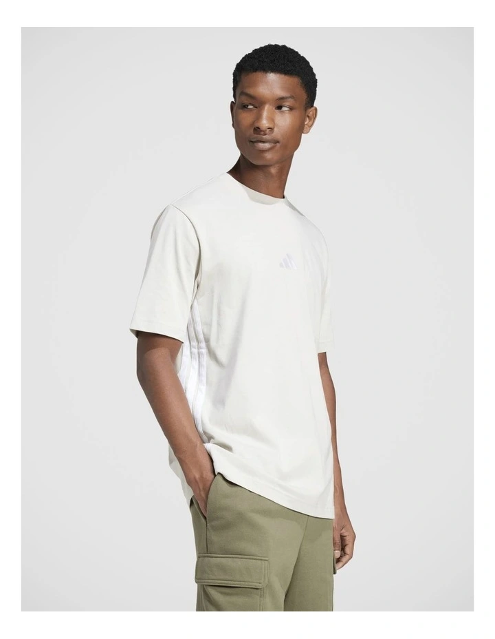 Essentials 3-Stripes Single Jersey T-Shirt image 3
