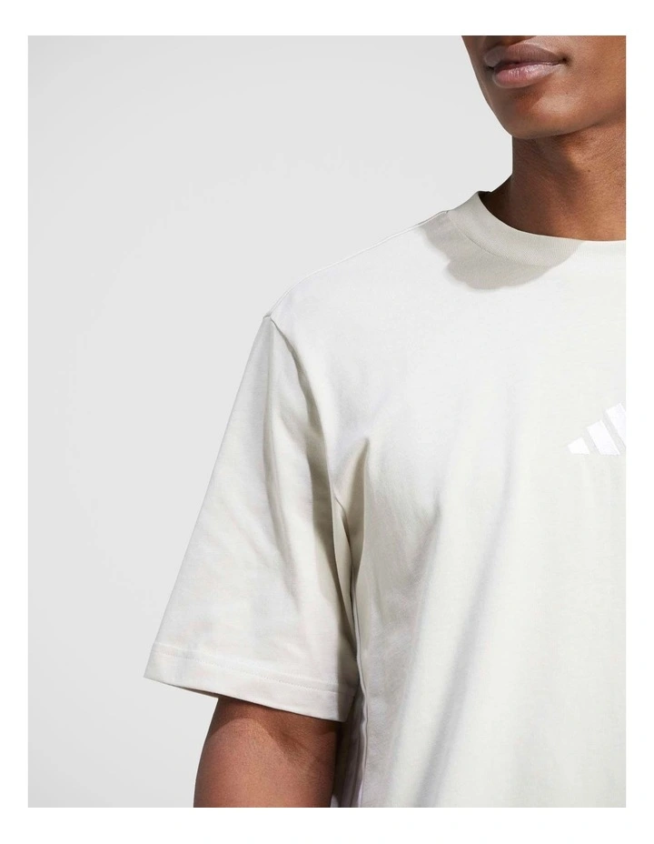 Essentials 3-Stripes Single Jersey T-Shirt image 4