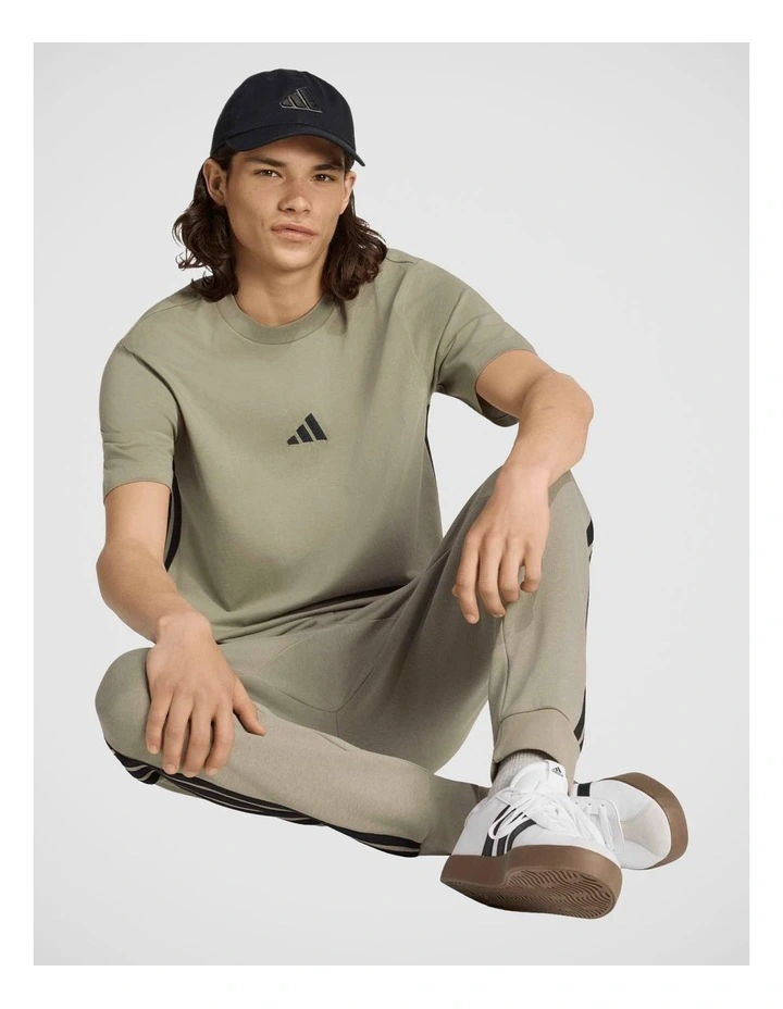 Essentials 3-Stripes Single Jersey T-Shirt image 3