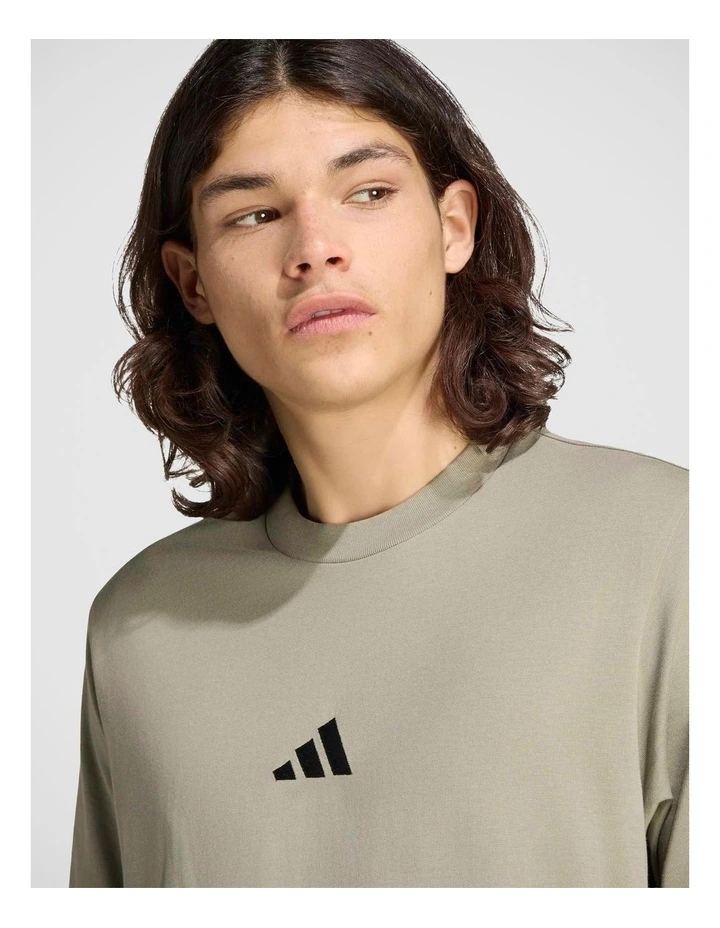 Essentials 3-Stripes Single Jersey T-Shirt image 4
