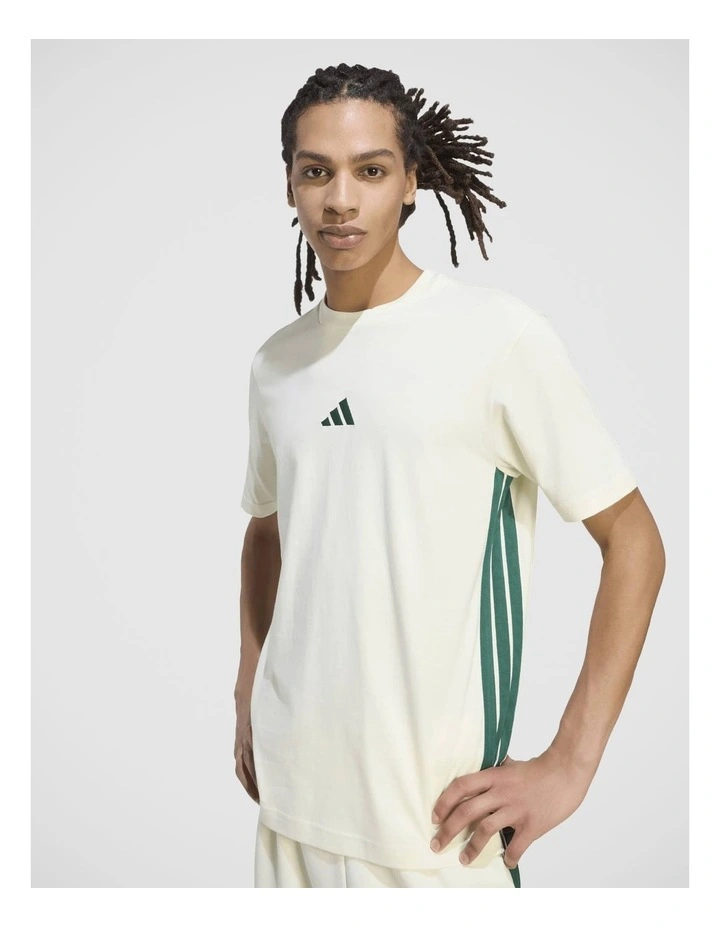 Essentials 3-Stripes Single Jersey T-Shirt image 4
