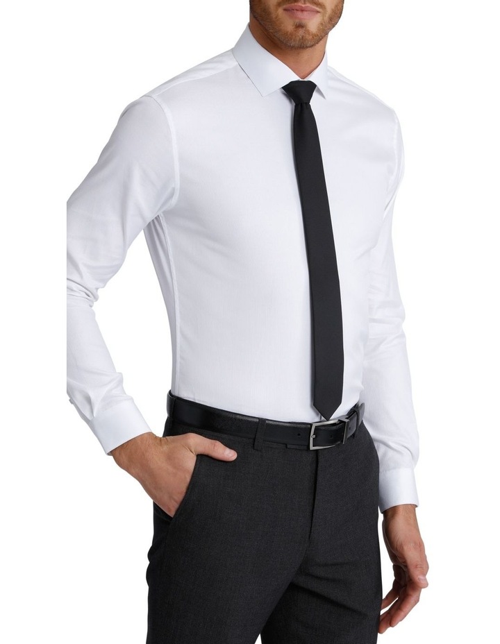 Blaq Slim Fit Dinner Self Stripe Long 