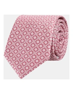POLY FLORAL TIE