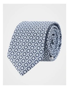 POLY FLORAL TIE