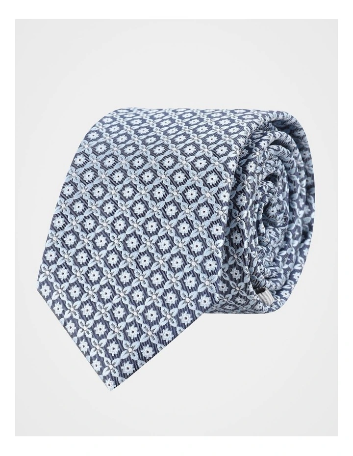 POLY FLORAL TIE image 1
