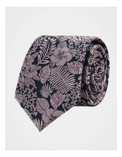 POLY FLORAL TIE