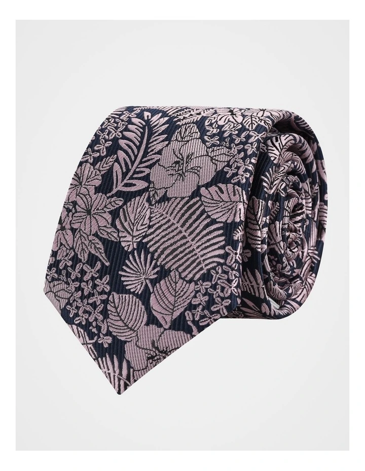 POLY FLORAL TIE image 1