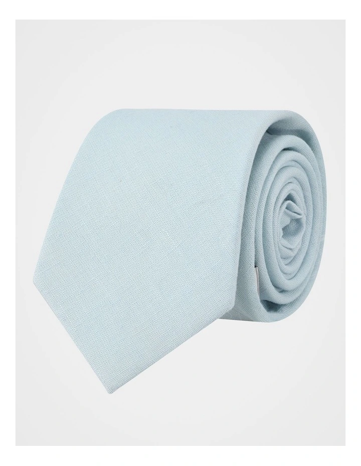 LINEN TEXTURED TIE image 1
