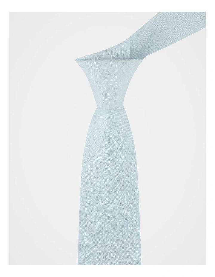 LINEN TEXTURED TIE image 2