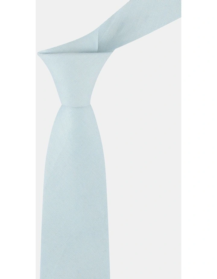 LINEN TEXTURED TIE image 2