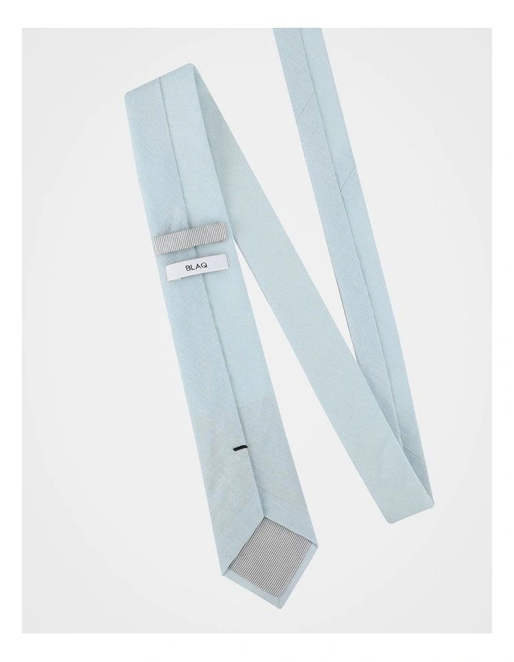 LINEN TEXTURED TIE image 3
