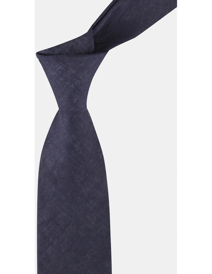 LINEN TEXTURED TIE image 2