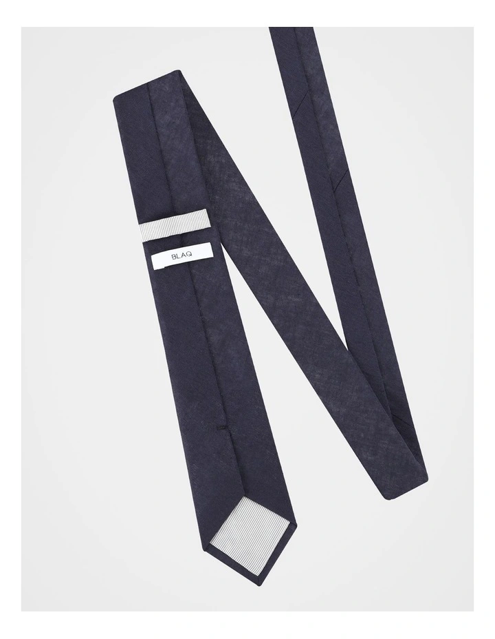 LINEN TEXTURED TIE image 3
