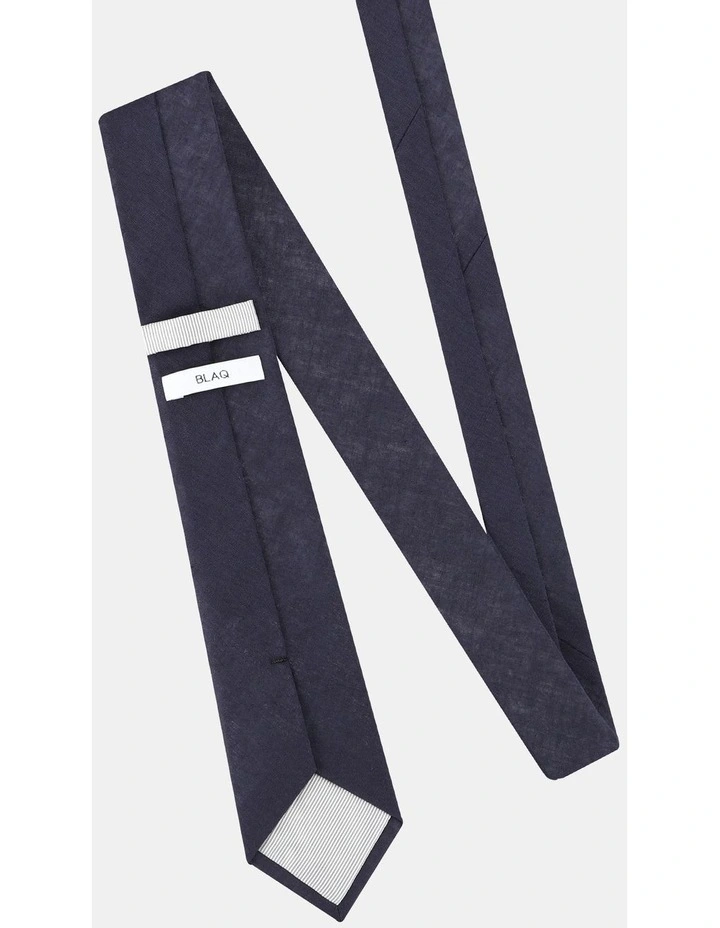 LINEN TEXTURED TIE image 3
