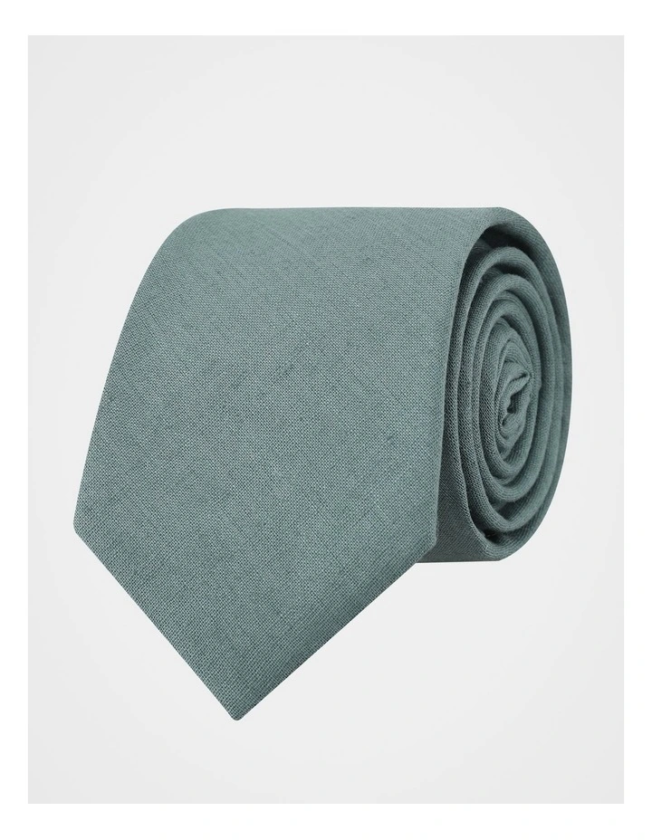 LINEN TEXTURED TIE image 1