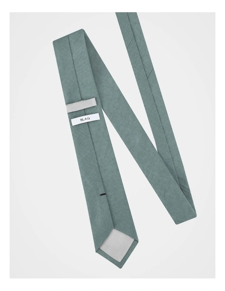 LINEN TEXTURED TIE image 3