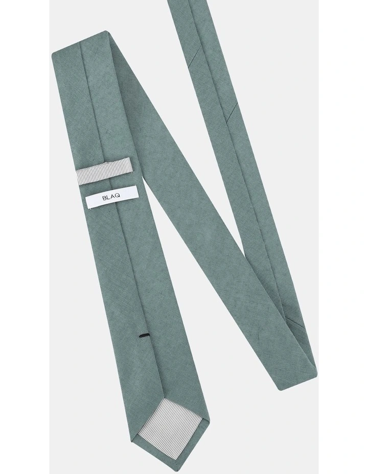 LINEN TEXTURED TIE image 3