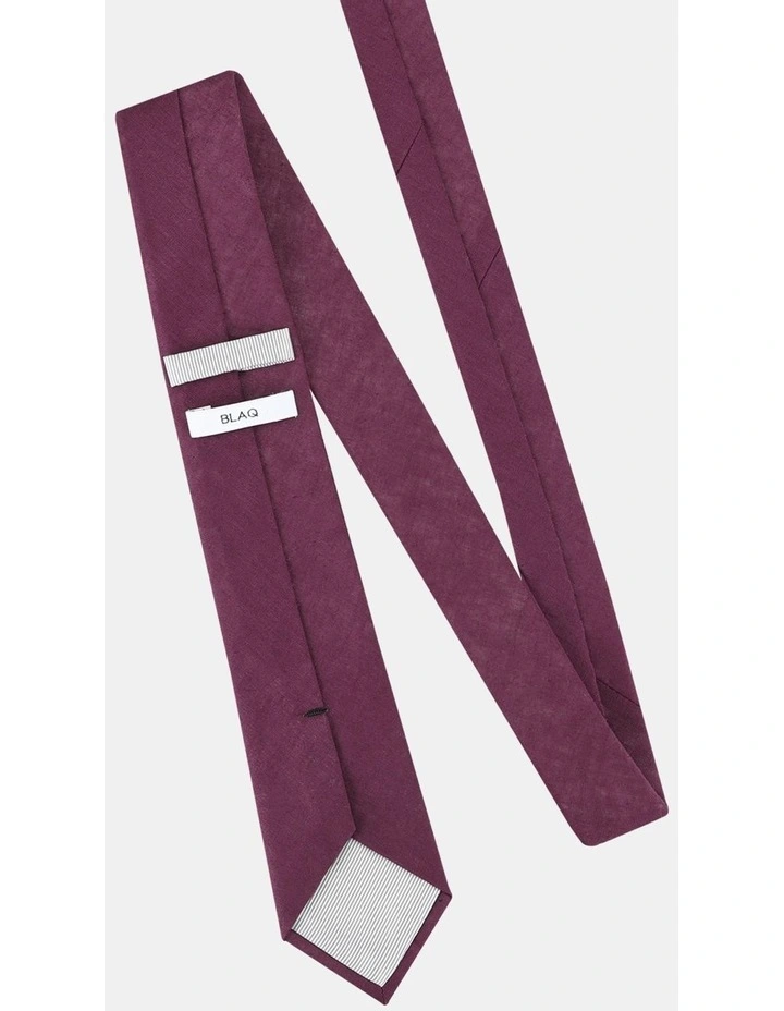 LINEN TEXTURED TIE image 3