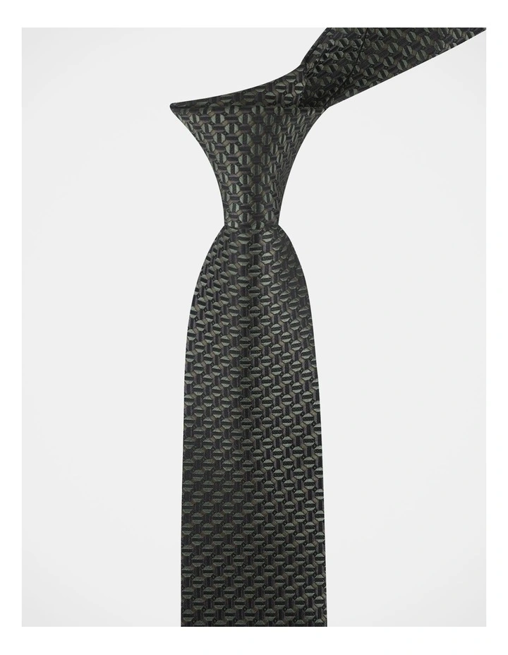 TwoTone Tie in Moss Green image 2