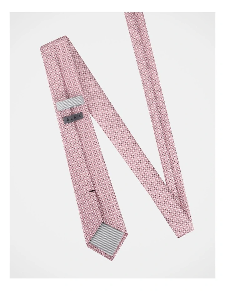 BLAQ JAQUARD TIE ROSE image 3