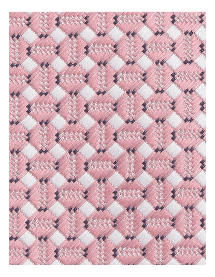 BLAQ JAQUARD TIE ROSE image 4