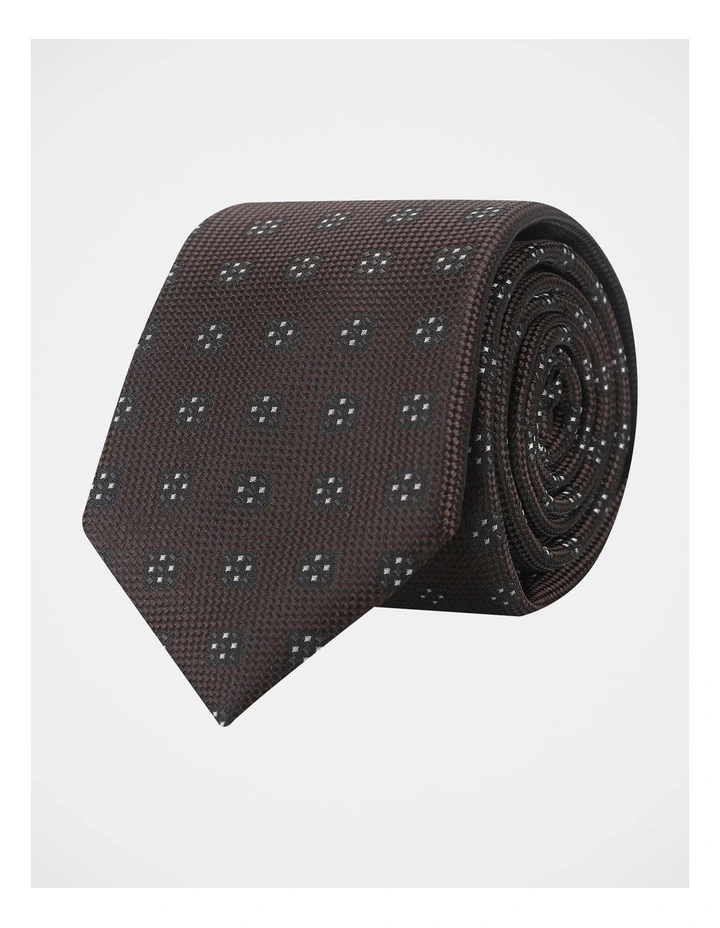 BLAQ JAQUARD TIE BLACK image 1