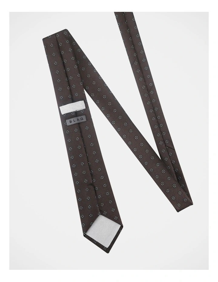 BLAQ JAQUARD TIE BLACK image 3