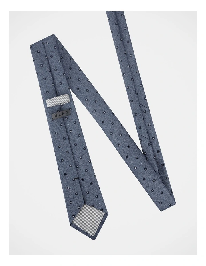 BLAQ JACUARD TIE BLUE image 3
