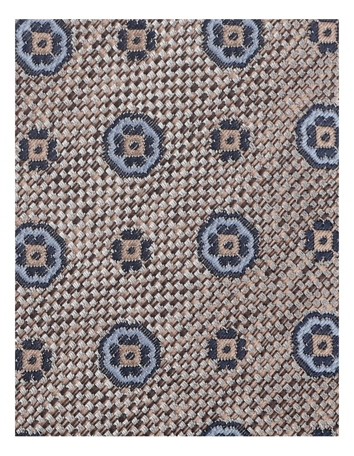 BLAQ PATTERN TIE DARK BEIGE image 4