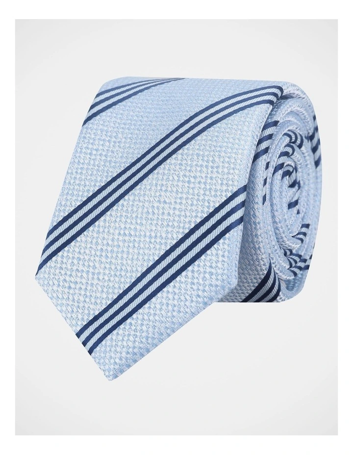 Textured Stripe Tie image 1