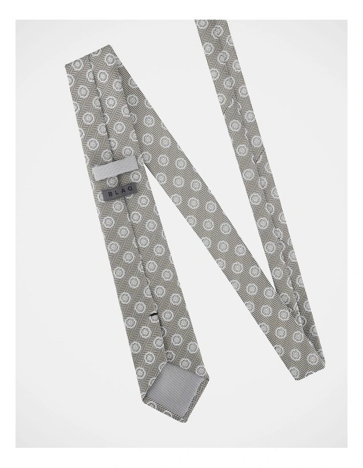Herringbone Medallion Tie image 2