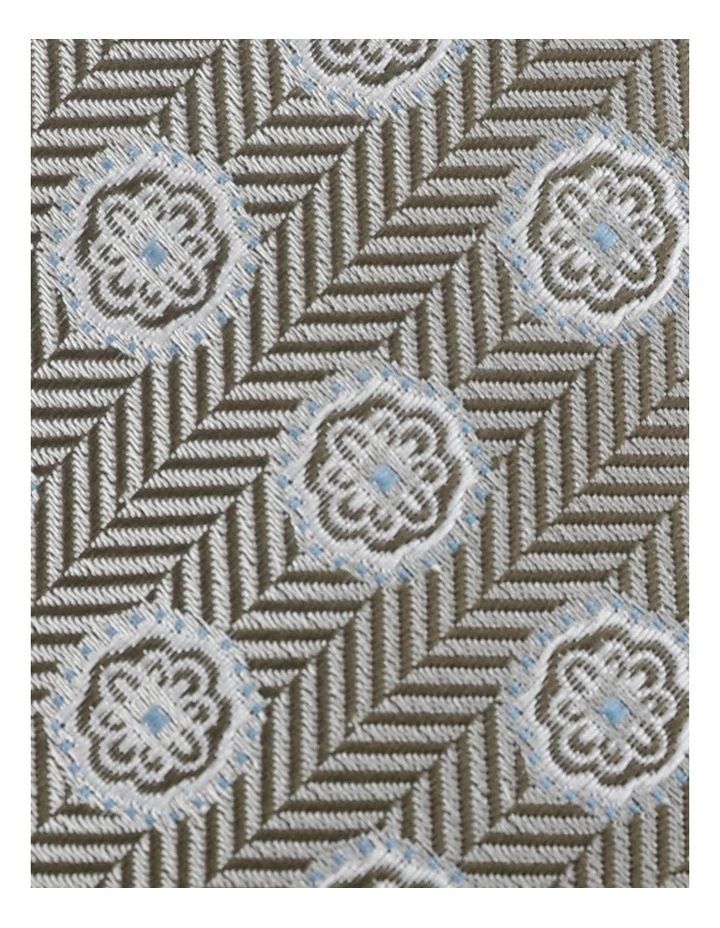 Herringbone Medallion Tie image 3
