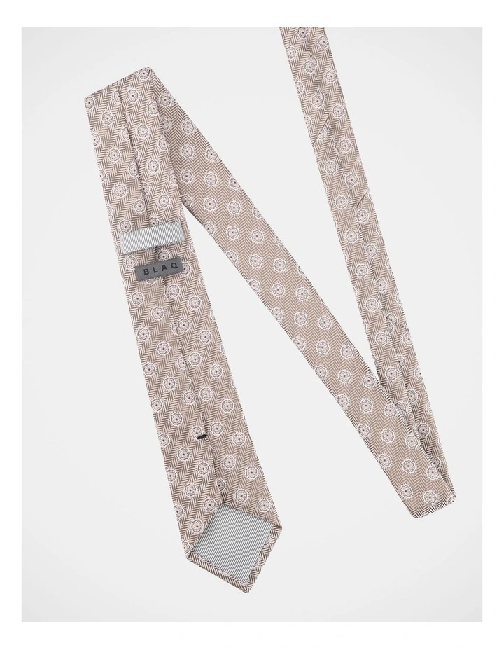 Herringbone Medallion Tie image 2