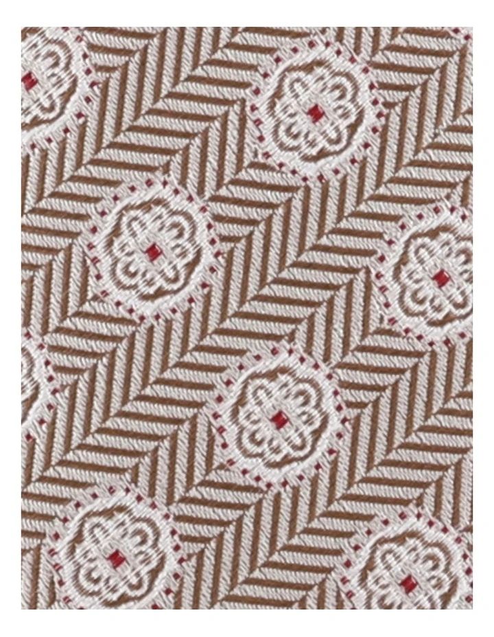 Herringbone Medallion Tie image 3