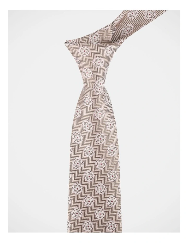 Herringbone Medallion Tie image 4